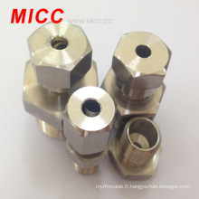 MICC grand laiton personnalisé adaptateur thermocouple fournisseur de porcelaine
